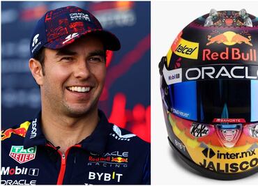 Revelan casco especial de Checo Pérez para el Gran Premio de México
