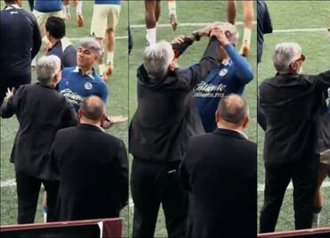 ¿Se fueron a las manos? Kevin Álvarez y Jesús Martínez 'forcejearon' previo al Pachuca vs América