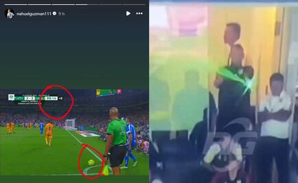 Nahuel Guzmán y su show en el Clásico Regio: El láser contra portero de Rayados y sus quejas al árbitro