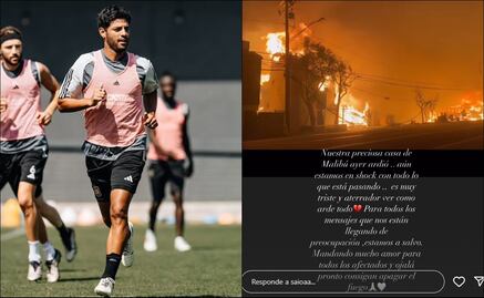 La casa de Carlos Vela en Malibú fue consumida por los incendios en California