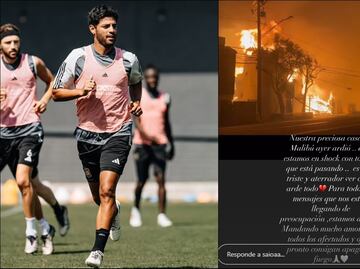 La casa de Carlos Vela en Malibú fue consumida por los incendios en California