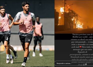 La casa de Carlos Vela en Malibú fue consumida por los incendios en California