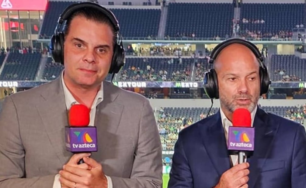 Christian Martinoli y Luis García dominan las transmisiones de futbol y no se ven trabajando separados. Foto: Especial