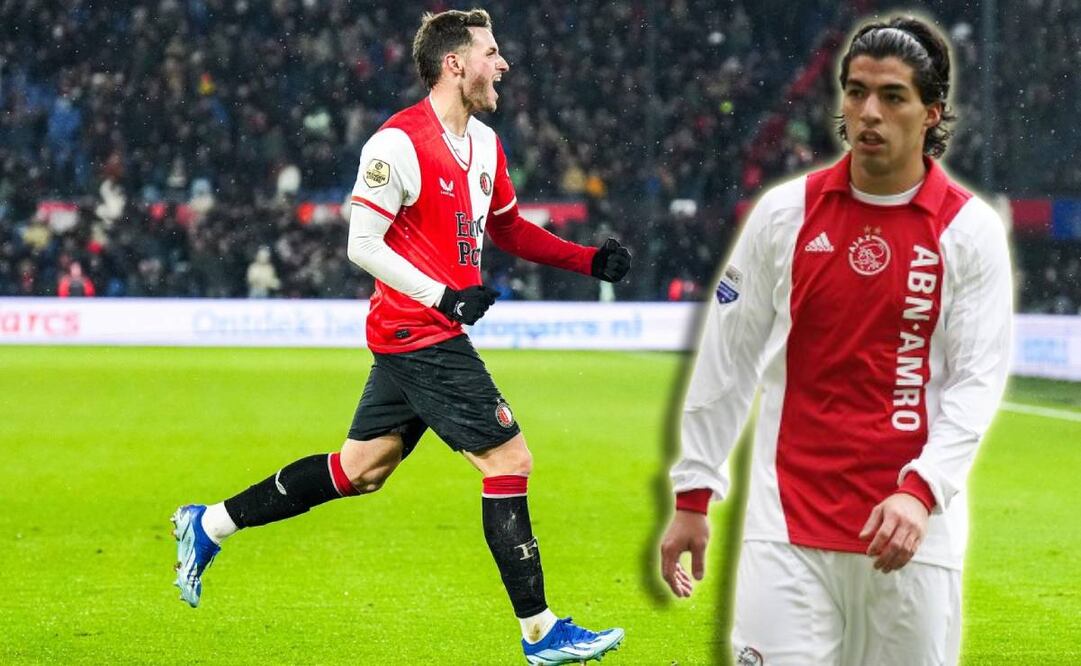 Santiago Giménez superó la marca de goles que había impuesto Luis Suárez en 2009. Foto: Especial