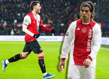 Santiago Giménez luce imparable en la Eredivisie y ya superó marca de Luis Suárez