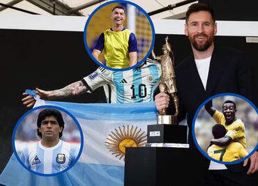 Una simulación decretó quién fue mejor jugador entre Messi, Maradona, Pelé y Cristiano