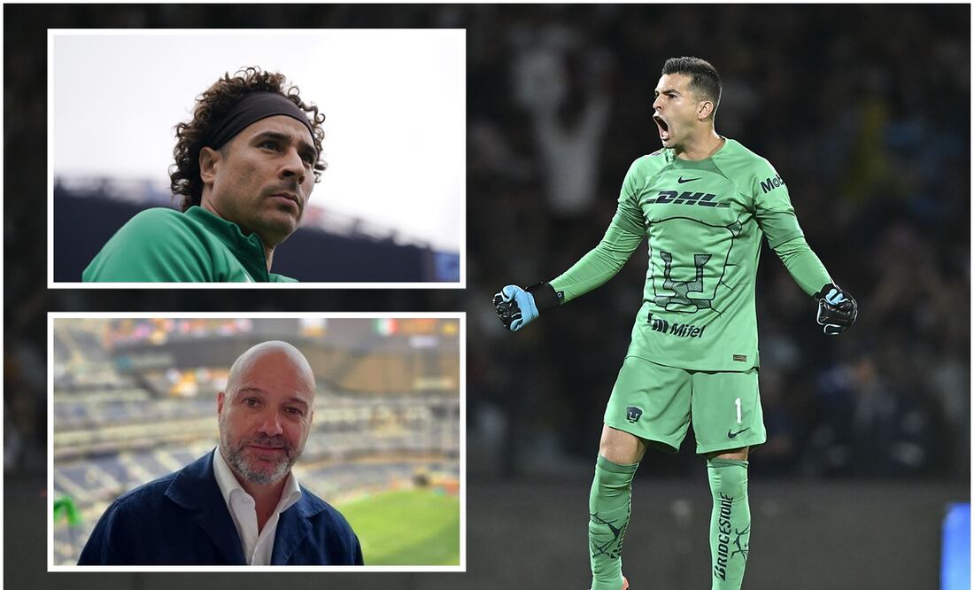 Julio González, Guillermo Ochoa y Luis García / FOTOS: Imago 7 e Instagram @garciaposti