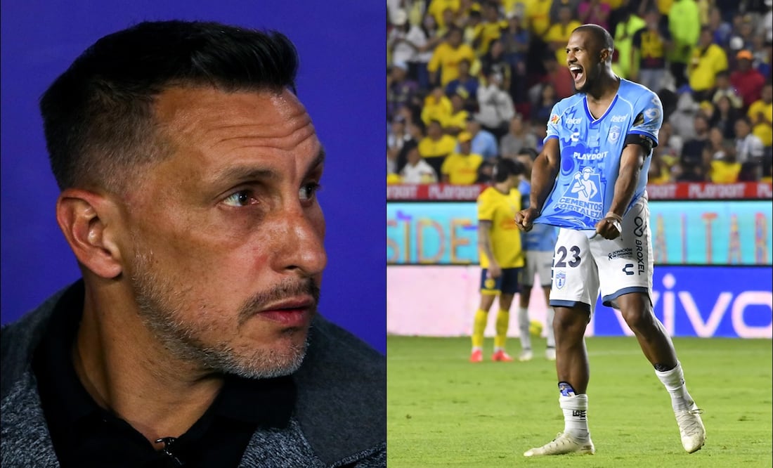 Chaco Giménez apoya al Pachuca Foto: Imago7