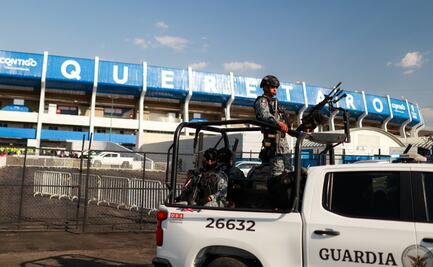 Estadio Corregidora se "inunda" de seguridad para el México vs Islandia