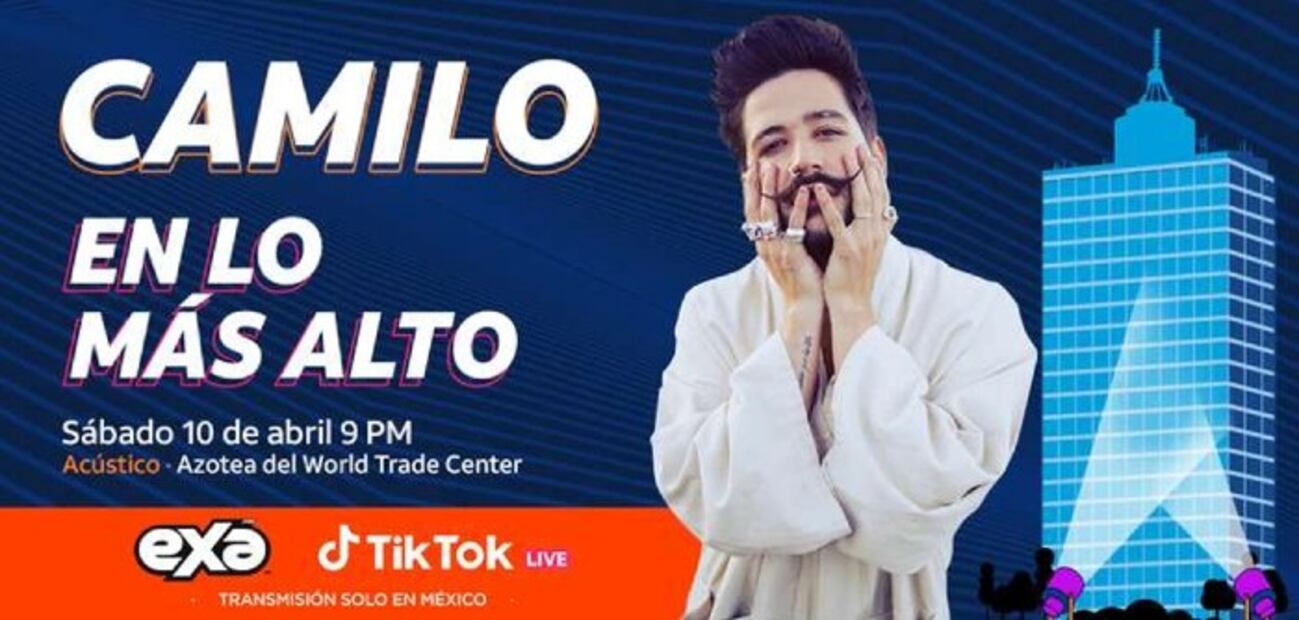 Prepara tu “Ropa cara” porque Camilo dará concierto en la CDMX