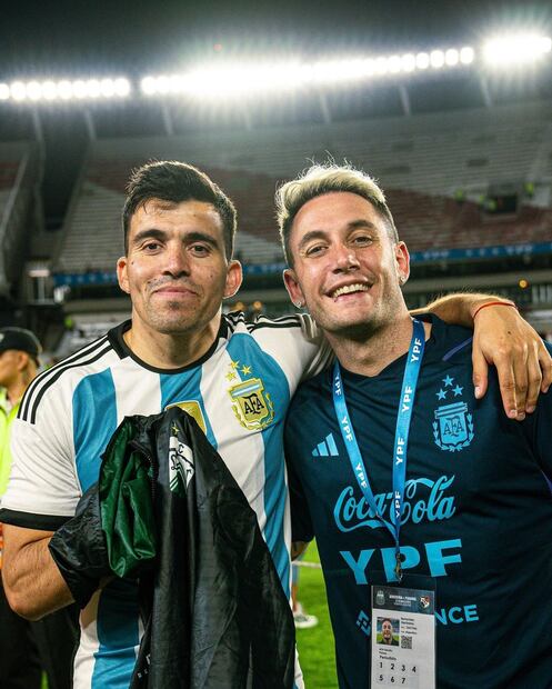 Mono Benavides sorprendió a sus seguidores compartiendo un emocionante video de Lionel Messi. Fuente: Instagram @gero.momo