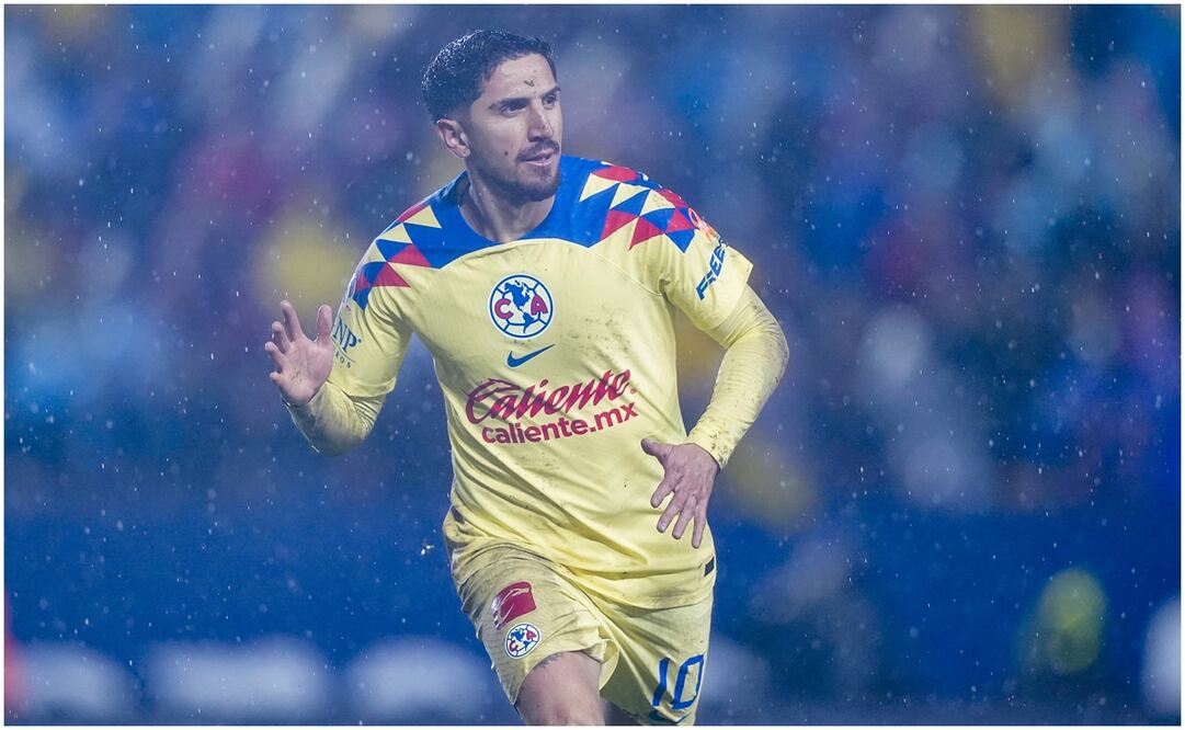 Diego Valdés celebrando su tercer gol ante San Luis / FOTO: Imago7