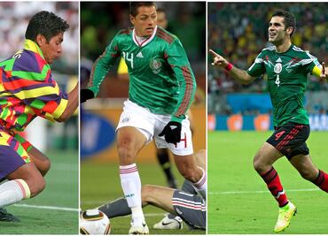 El mejor jugador de la Selección Mexicana en cada Copa del Mundo