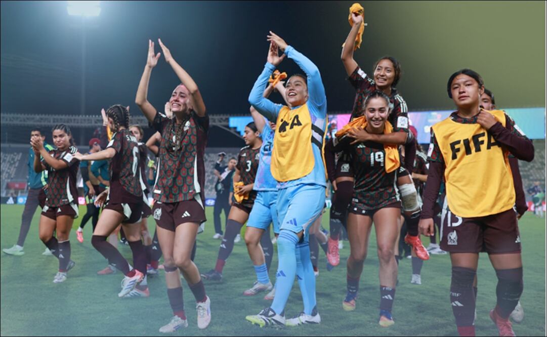 La Selección Mexicana Femenil Sub 17 superó a Italia para instalarse en las Semifinales del Mundial de la categoría. FOTO: @miseleccionfem
