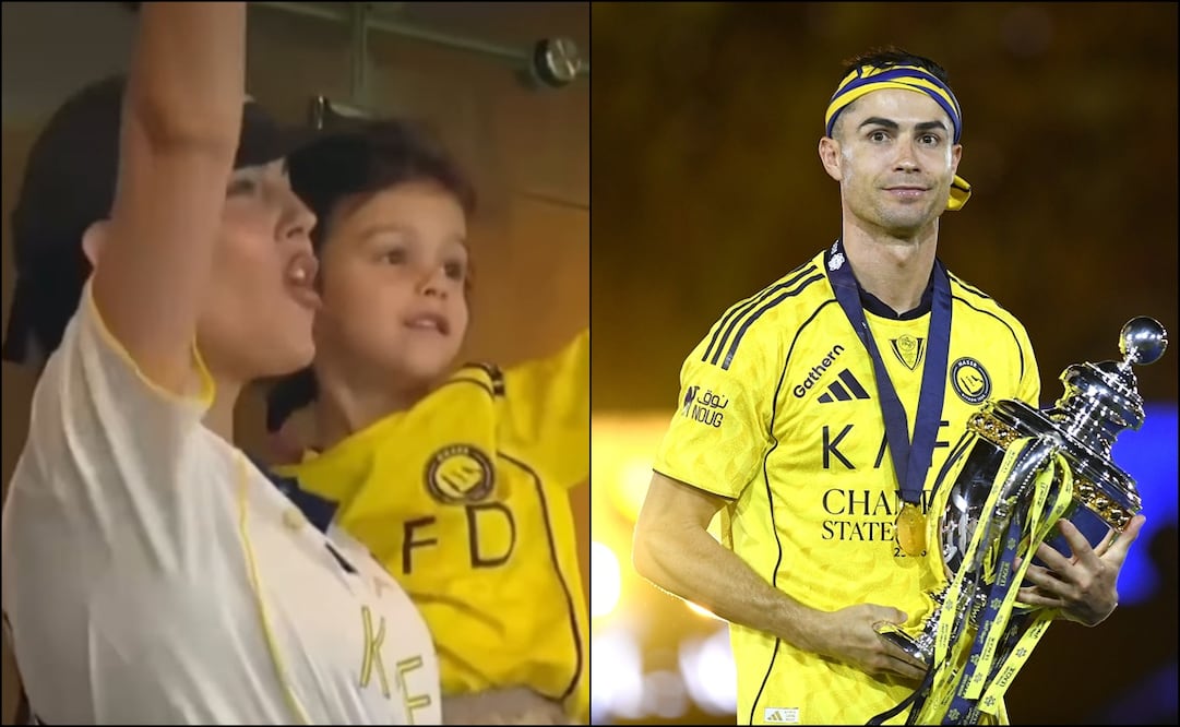 Así fue el emotivo mensaje de Georgina Rodríguez para Cristiano Ronaldo tras conquistar la Liga de Arabia. FOTO: Captura / EFE