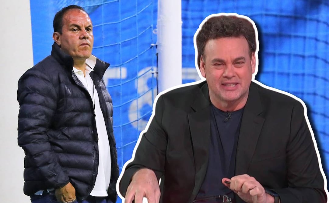 Cuauhtémoc Blanco bromeó con David Faitelson en plena transmisión de Televisa del México vs Honduras. Foto: Especial