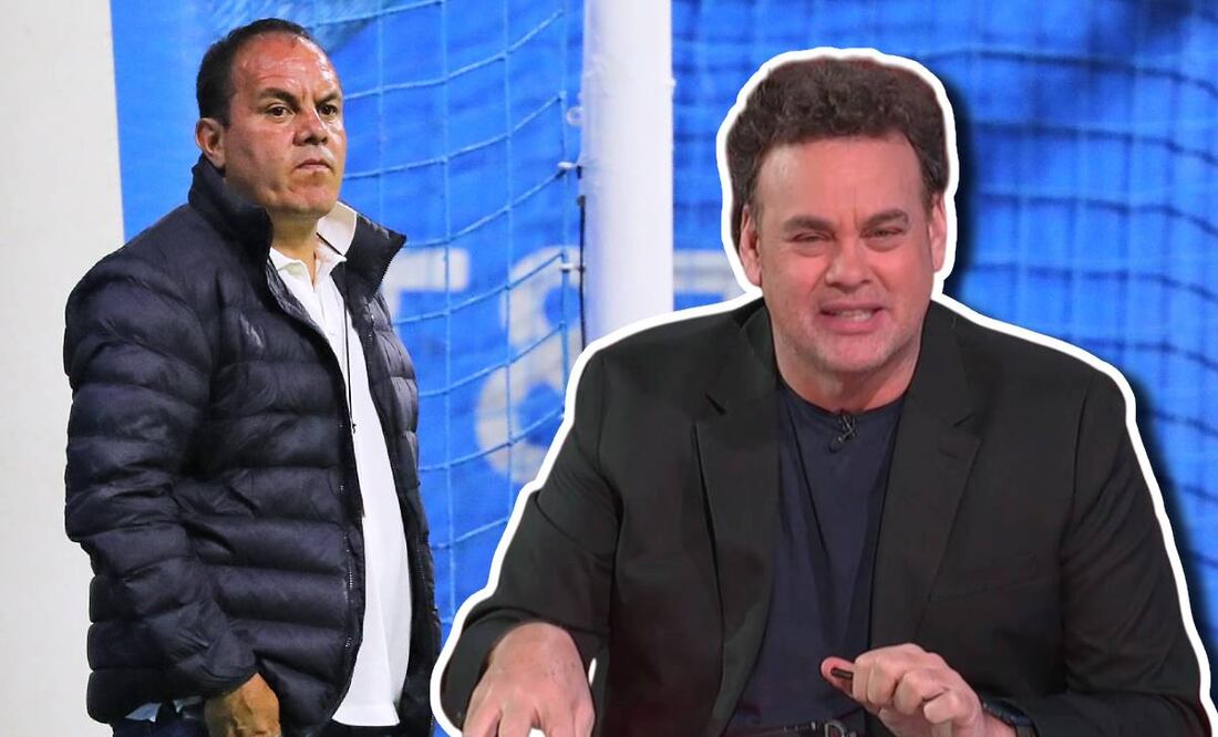 Cuauhtémoc Blanco bromeó con David Faitelson en plena transmisión de Televisa del México vs Honduras. Foto: Especial