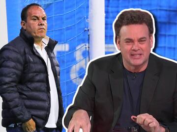 Cuauhtémoc Blanco invadió la transmisión de Televisa para cantarle un tiro a David Faitelson