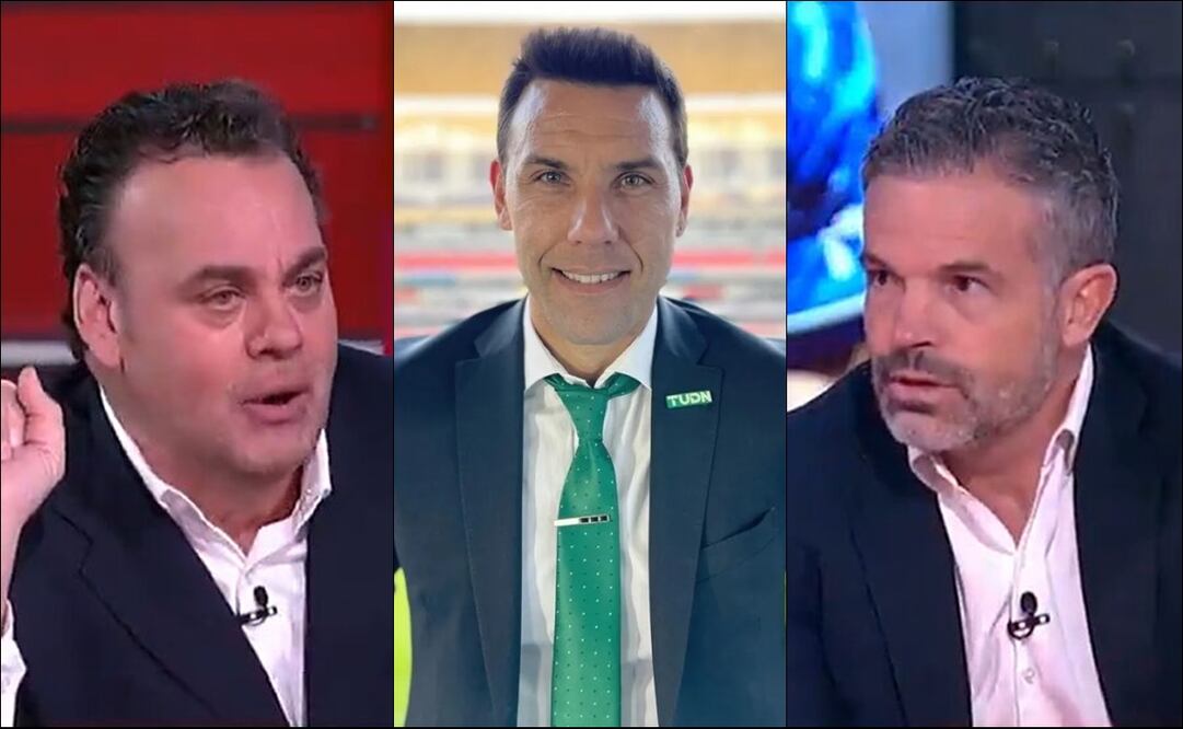 David Faitelson, Damián Zamogilny y Rafael Puente Jr. FOTOS: Capturas