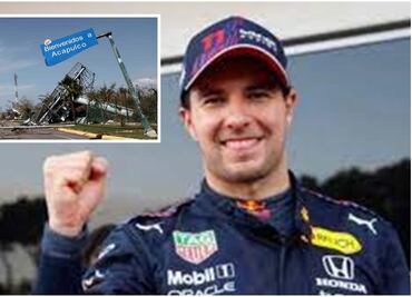 ¡'Checo' Pérez apoyando a México! Su fundación donó más de 3 millones de pesos a Acapulco por Huracán