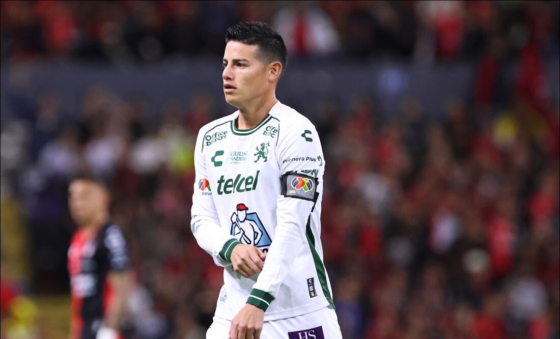 James Rodríguez debutó con el León en el futbol mexicano. FOTO: Imago7