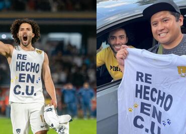 Chino Huerta: así surgió la idea del festejo con la playera del "Re-hecho en CU"
