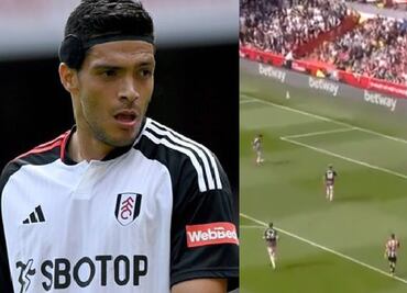 Raúl Jiménez falló un gol claro de forma inverosímil... era la victoria para el Fulham