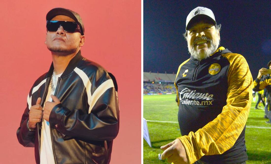 Durante su batalla ante Chili Parker en Argentina, Aczino lanzó unas palabras contra Diego Armando Maradona. Foto: Especial