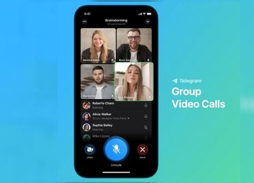 En Telegram ya puedes hacer videollamadas grupales para 30 personas