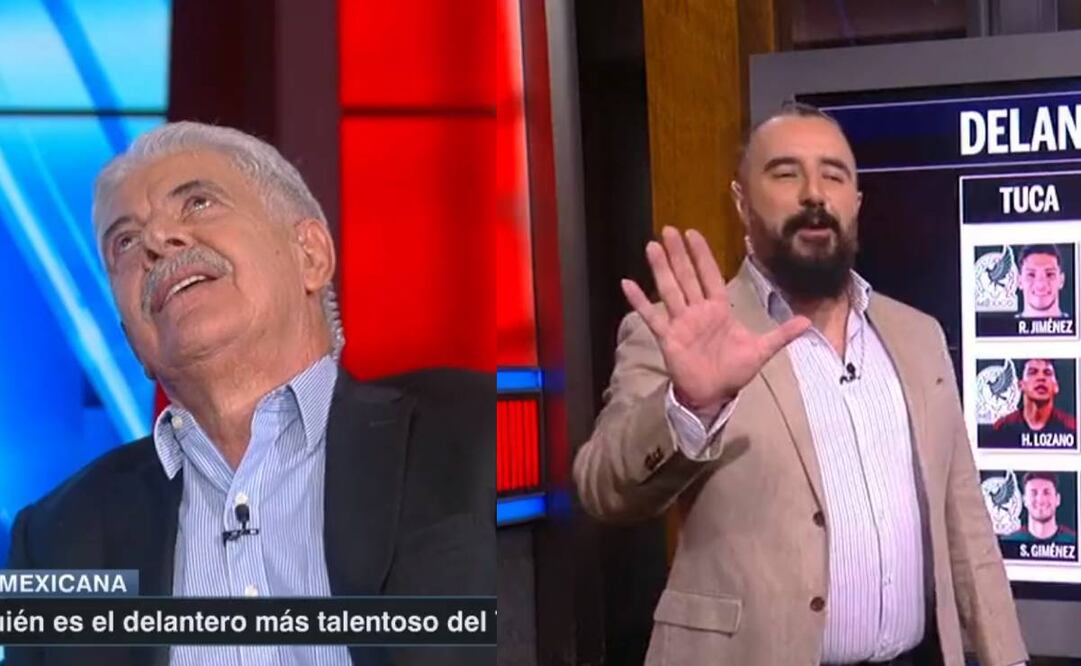 El Tuca Ferretti simuló sentirse mal ante la necedad de Álvaro Morales. Foto: Especial