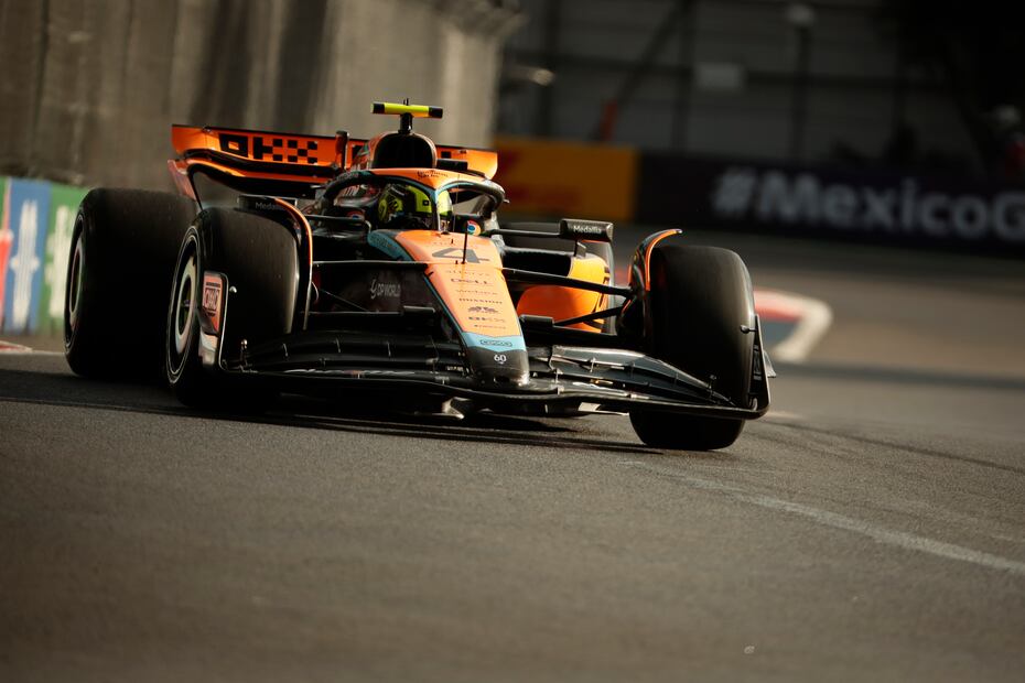 Lando Norris durante las prácticas del Gran Premio de México - Foto: EFE