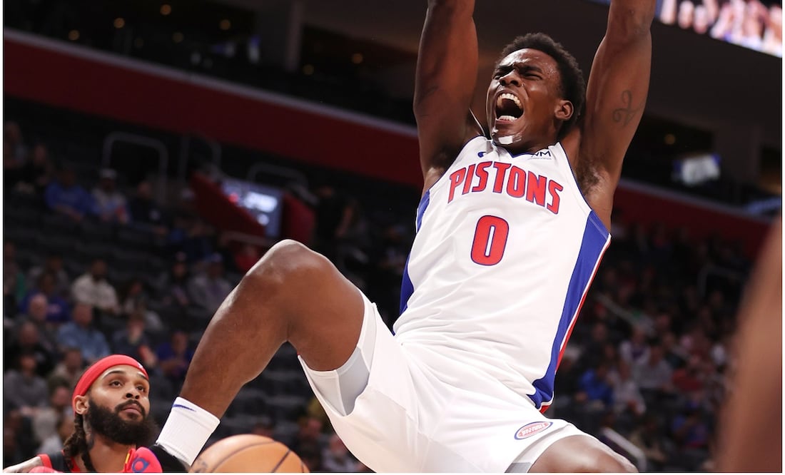 Pistons venció a Raptors y cortó racha negativa histórica - TW: @Pistons_PR