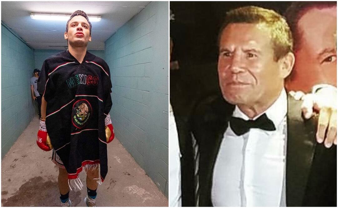 Julio César Chávez Jr. previo a una pelea y su padre / FOTOS: Instagram @jcchavezjr y @jccjavez115
