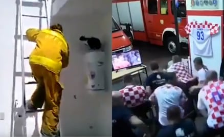 10 videos que demuestran que los bomberos son los héroes más humanos
