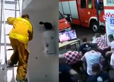 10 videos que demuestran que los bomberos son los héroes más humanos