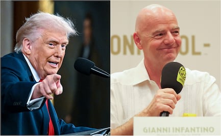 Donald Trump felicita a Gianni Infantino por diez años al frente de la FIFA