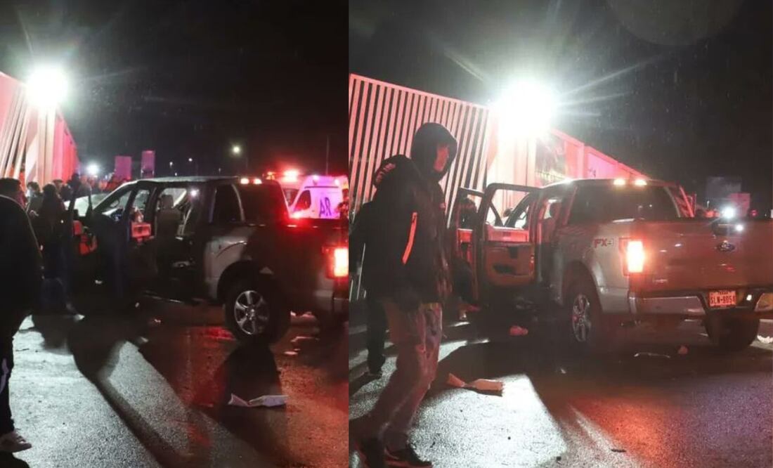 Camioneta de la tragedia en Torreón por aficionada de Rayados / FOTOS: Twitter