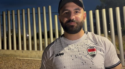 Aficionado viral de Irak confesó que se tatuaría el Cerro de la Silla si su país clasifica al Mundial 2026