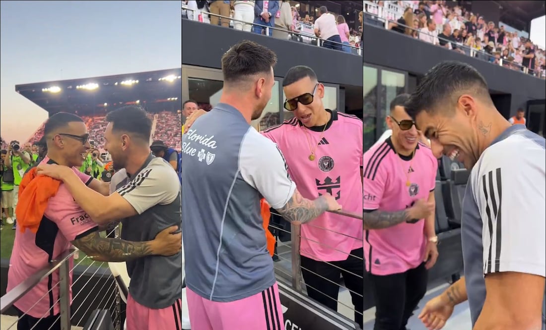 Messi y otras estrellas del Inter Miami saludaron a Daddy Yankee. FOTOS: Capturas