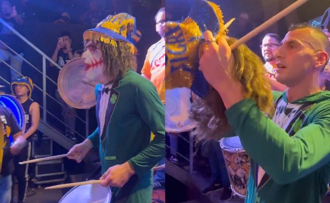 Nahuel Guzmán en la fiesta previa al Rayados vs Tigres sorprendiendo a sus fans / FOTOS: Capturas