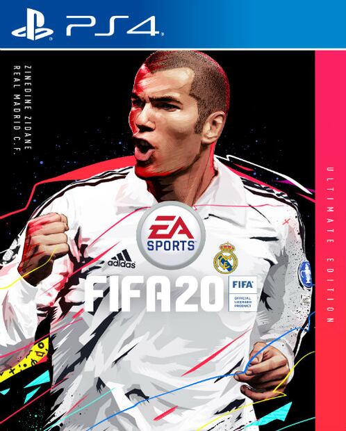 Zidane se convierte en portada e icono del FIFA 20