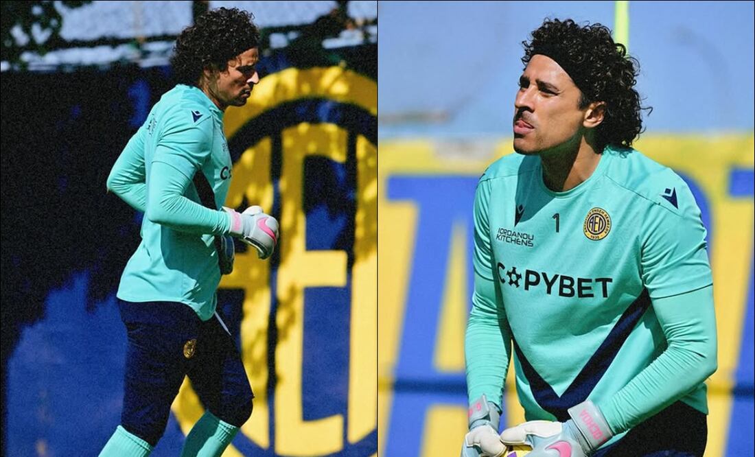 Guillermo Ochoa ya entrena con el AEL Limassol de Chipre. FOTOS: @ael_fc_official