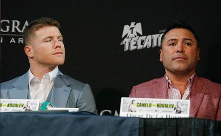 Canelo Álvarez se calentó con Óscar de la Hoya y lo llamó 'estúpido y cobarde'