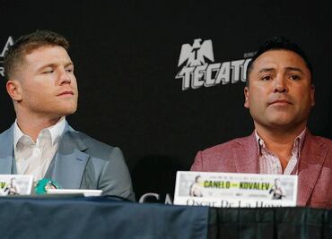 Canelo Álvarez se calentó con Óscar de la Hoya y lo llamó 'estúpido y cobarde'