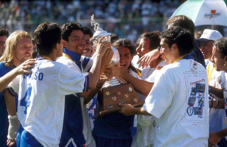 La alineación que ganó el último campeonato del Cruz Azul en 1997