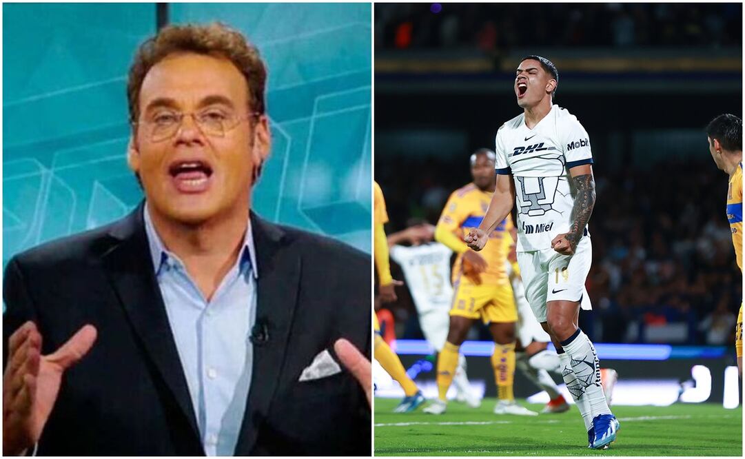 David Faitelson en ESPN y Gabriel 'Toro' Fernández con Pumas / FOTO: Captura e Imago7