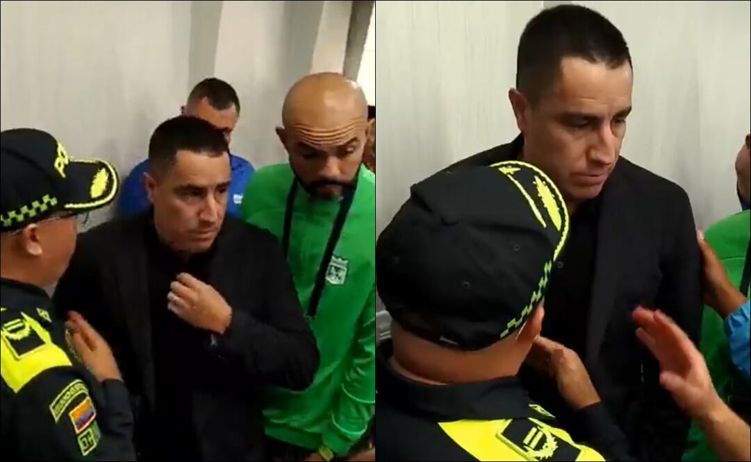 Efraín Juárez al momento de ser detenido por la policía colombiana. FOTO: Captura