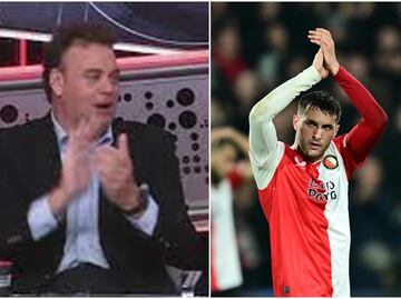 Faitelson aplaude error de Santi Giménez al cobrar penalti