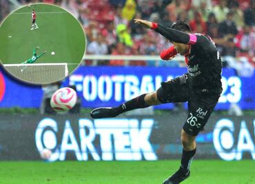 Aldo Rocha respondió con otro golazo para empatar el Clásico Tapatío