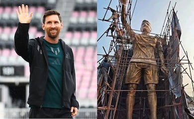 Lionel Messi recibe un tributo en la India; construyen una estatua de 70 metros en su honor